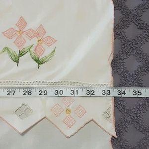 Embroidered Cafe curtains